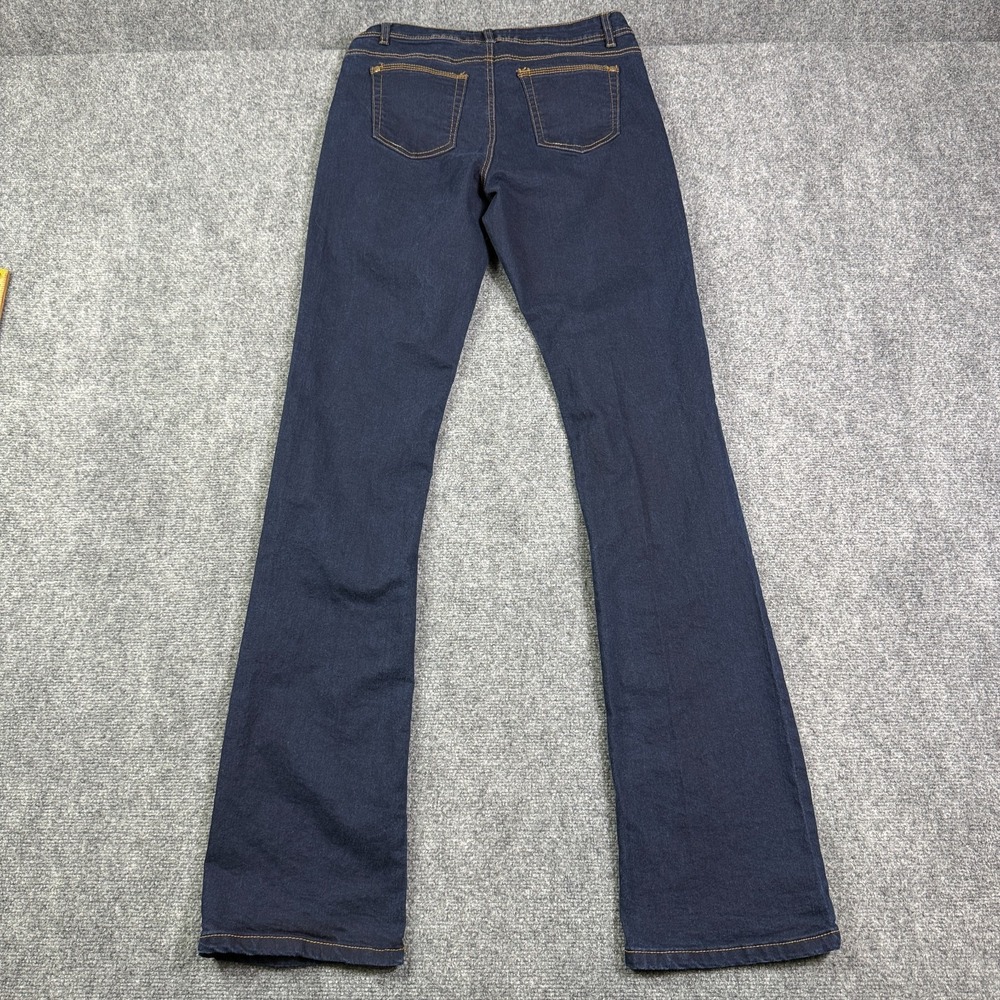 Long Tall Sally LTS Womens Bootcut Jeans 10 Tall Dark Wash Stretch Denim - Picture 2 of 13